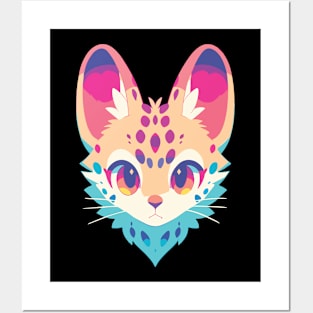 Kawaii Cute Wildcat Series - 011 Posters and Art